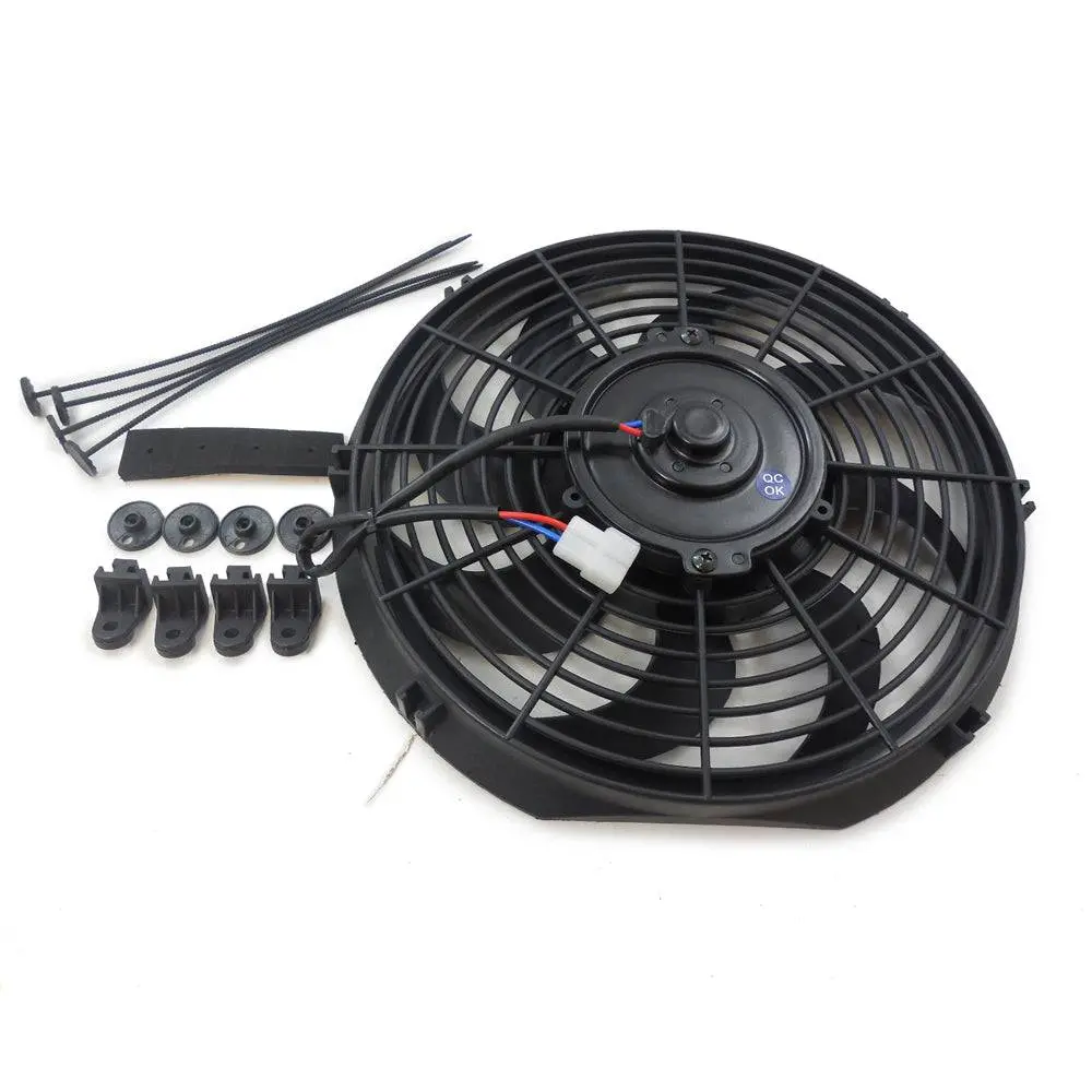 Racing Power 10In Electric Cooling F An 12V Curved Blades 1