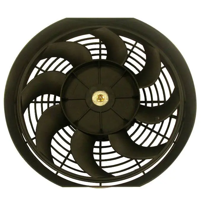 Racing Power 12In Universal Cooling Fan W/Curved Blades 12V 1