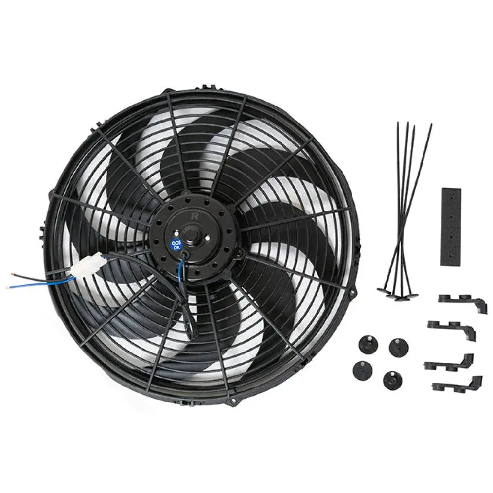 Racing Power 14In Electric Cooling F An 12V Curved Blades 1