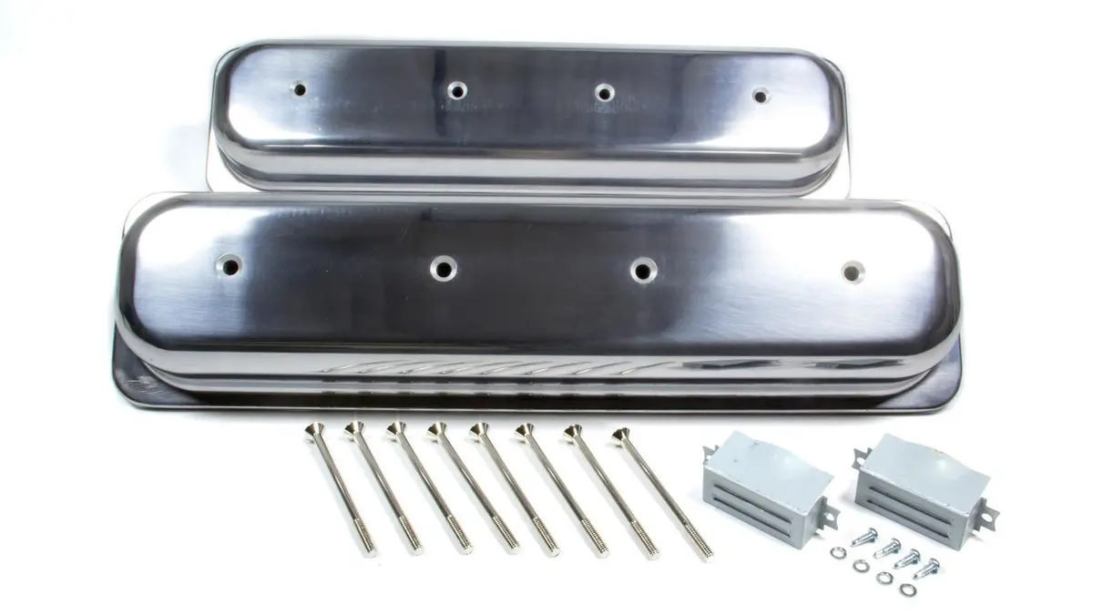 Sbc Alum Short Center Bolt V/C Plain Polished 1
