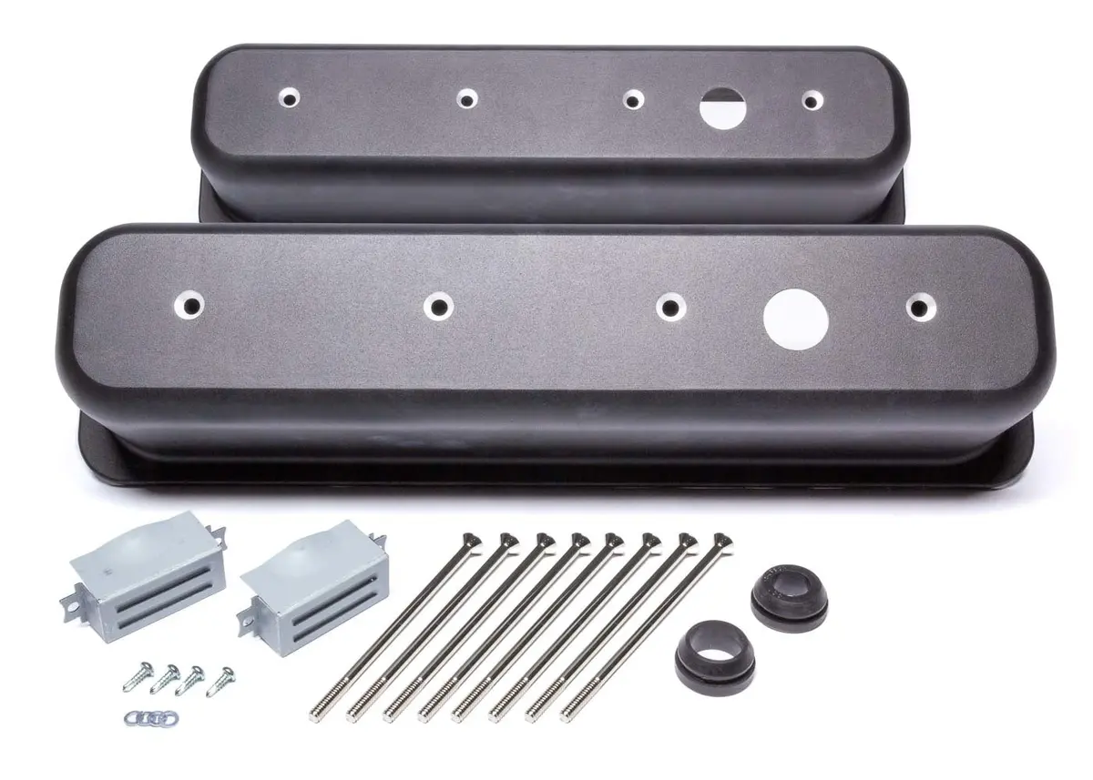 Rpc Black Aluminim Valve Covers Ford Sbf Tall 1