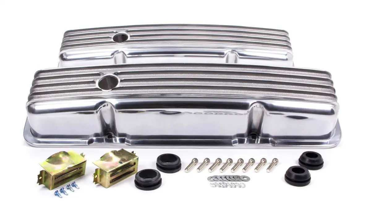 Sbc Alum Finned Short V/C Polished 1