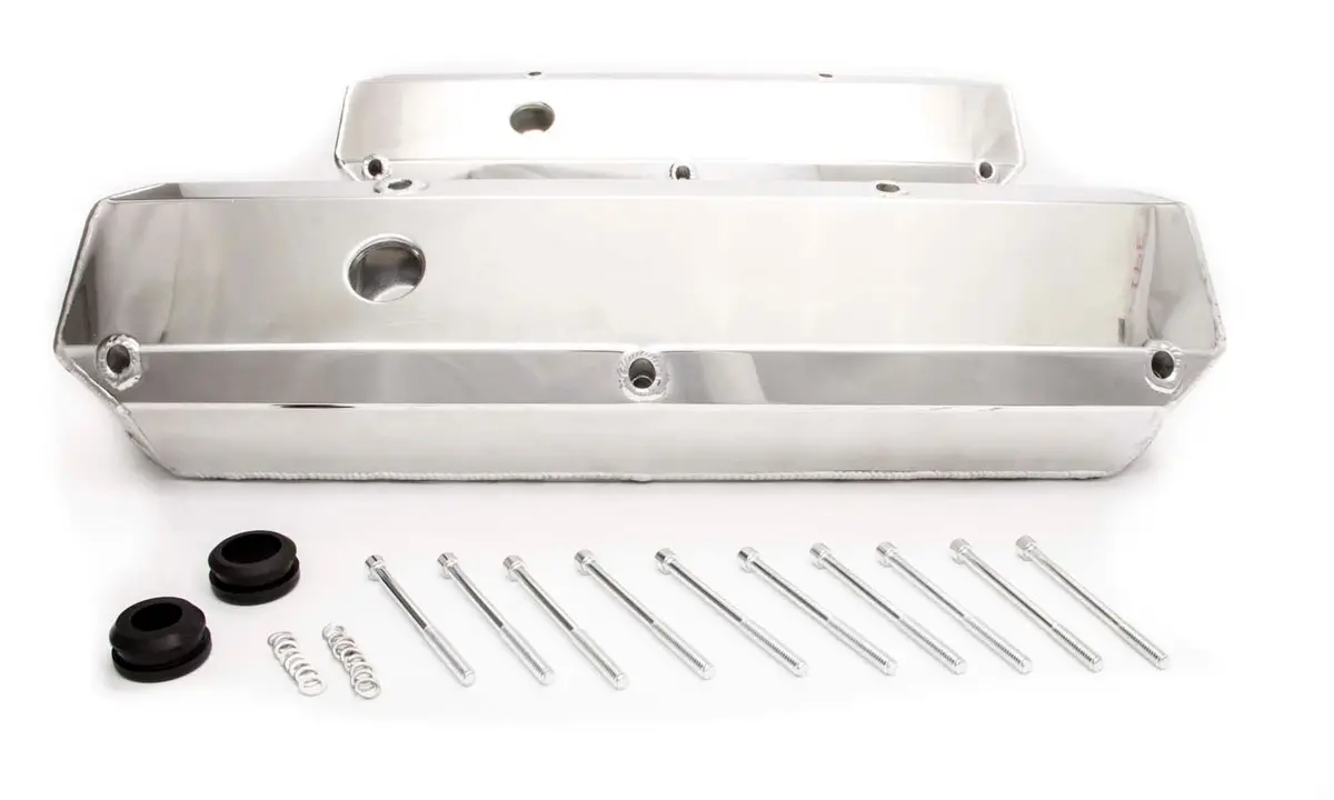 Rpc Sb Ford Aluminum Valve Covers Plain With Hole 1