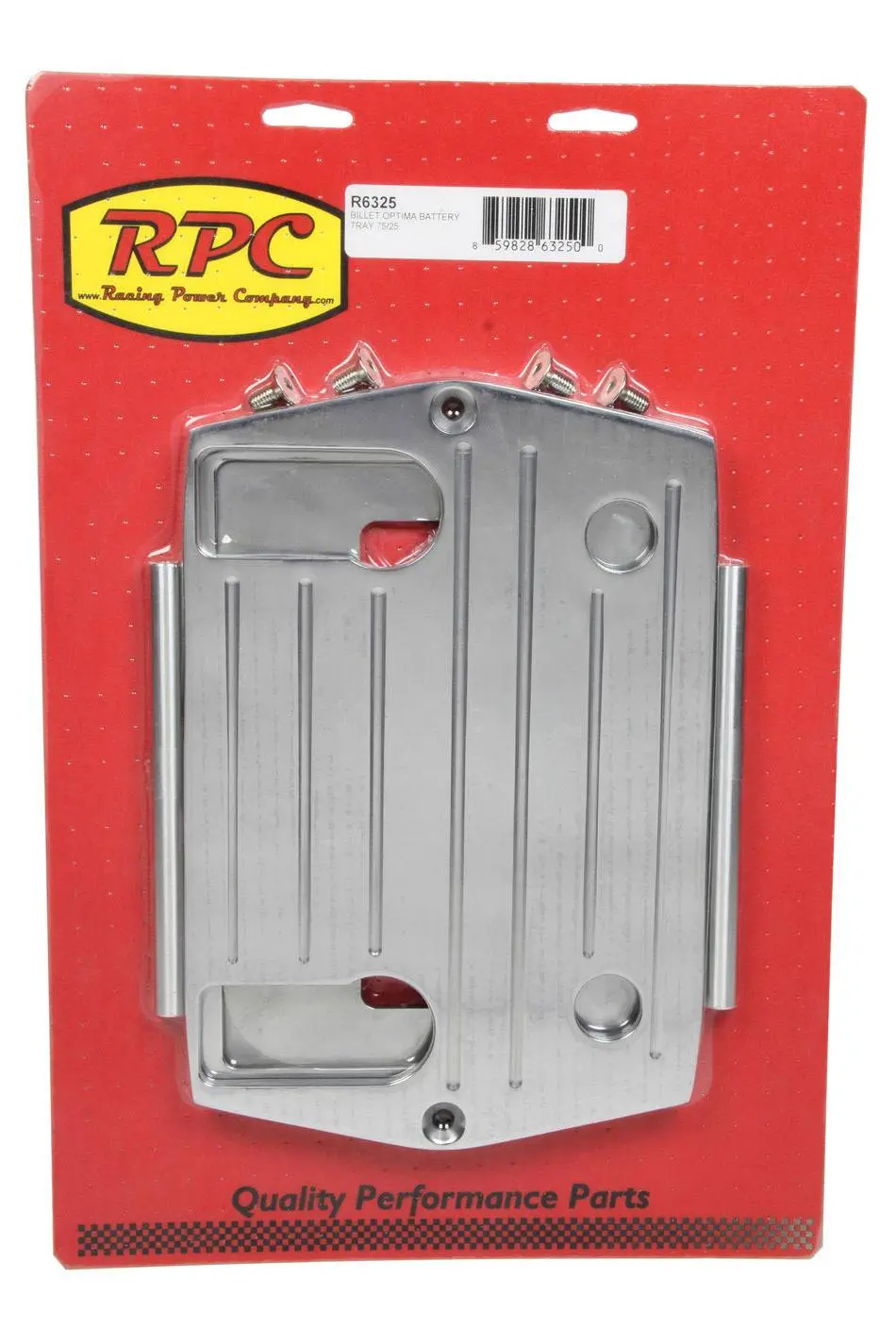 Optima Alum Ball Milled Battery Tray Polished 1