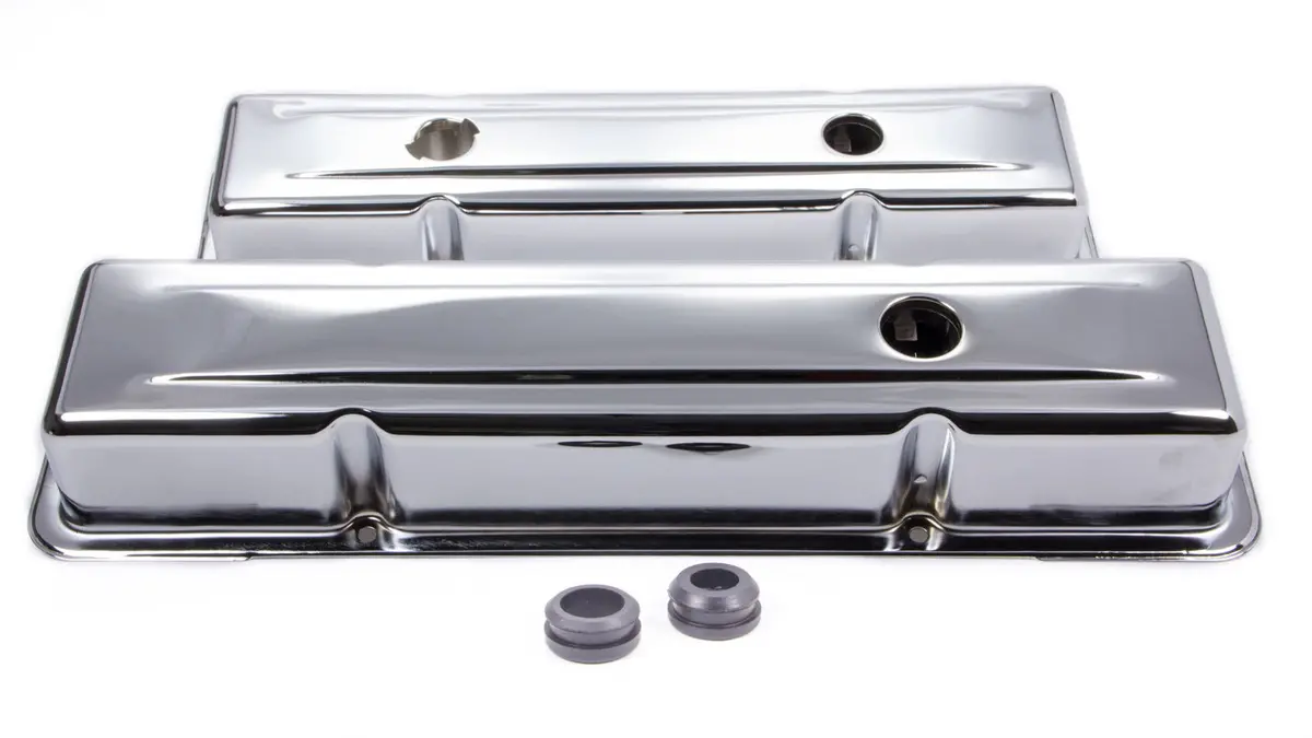 78-86 Sbc Steel Short Oem Style V/C Chrome 1