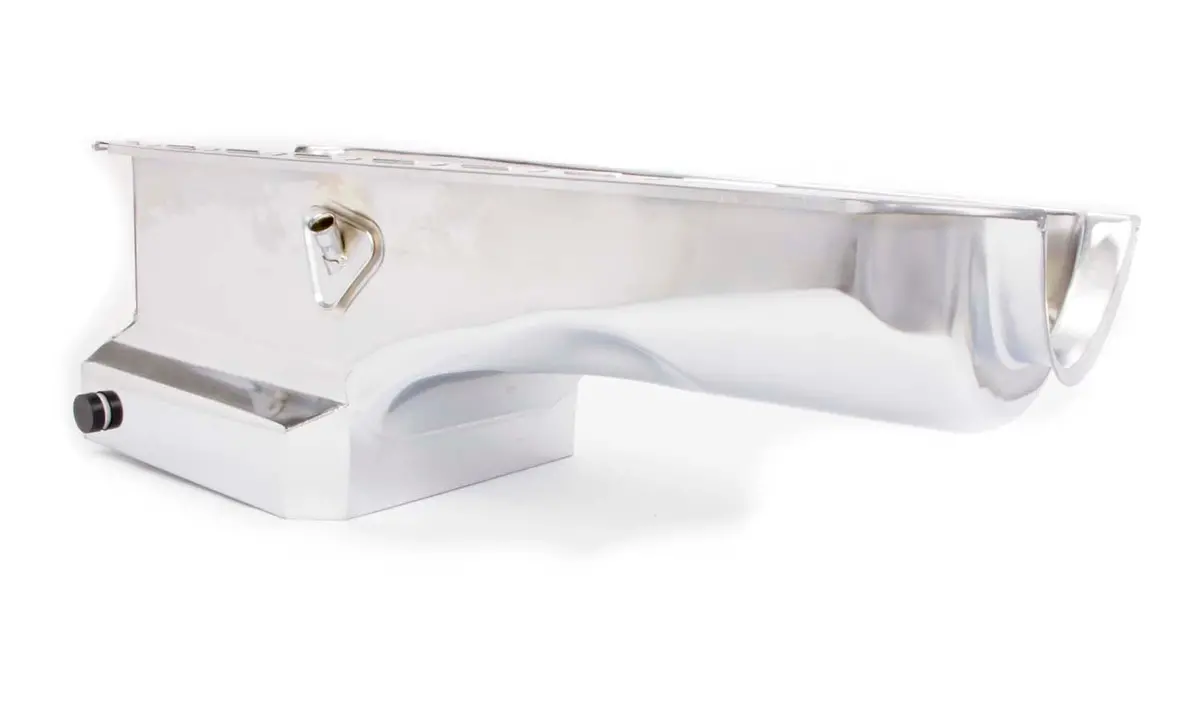 Racing Power 65-95 Bbc Steel Drag Race Oil Pan Chrome 1