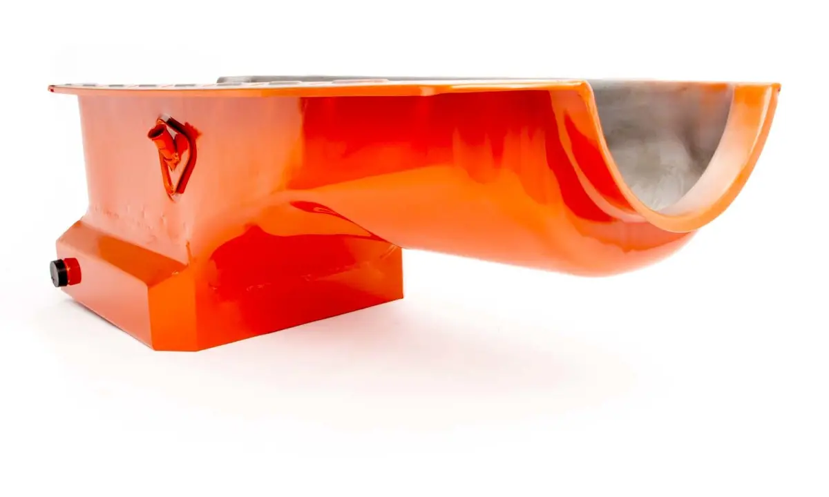 Racing Power 65-95 Bbc Steel Drag Race Oil Pan Orange 1
