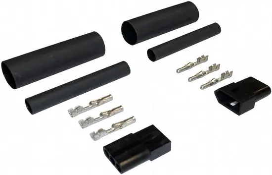 3-Pin Molex Connector Kit Male/Female 1
