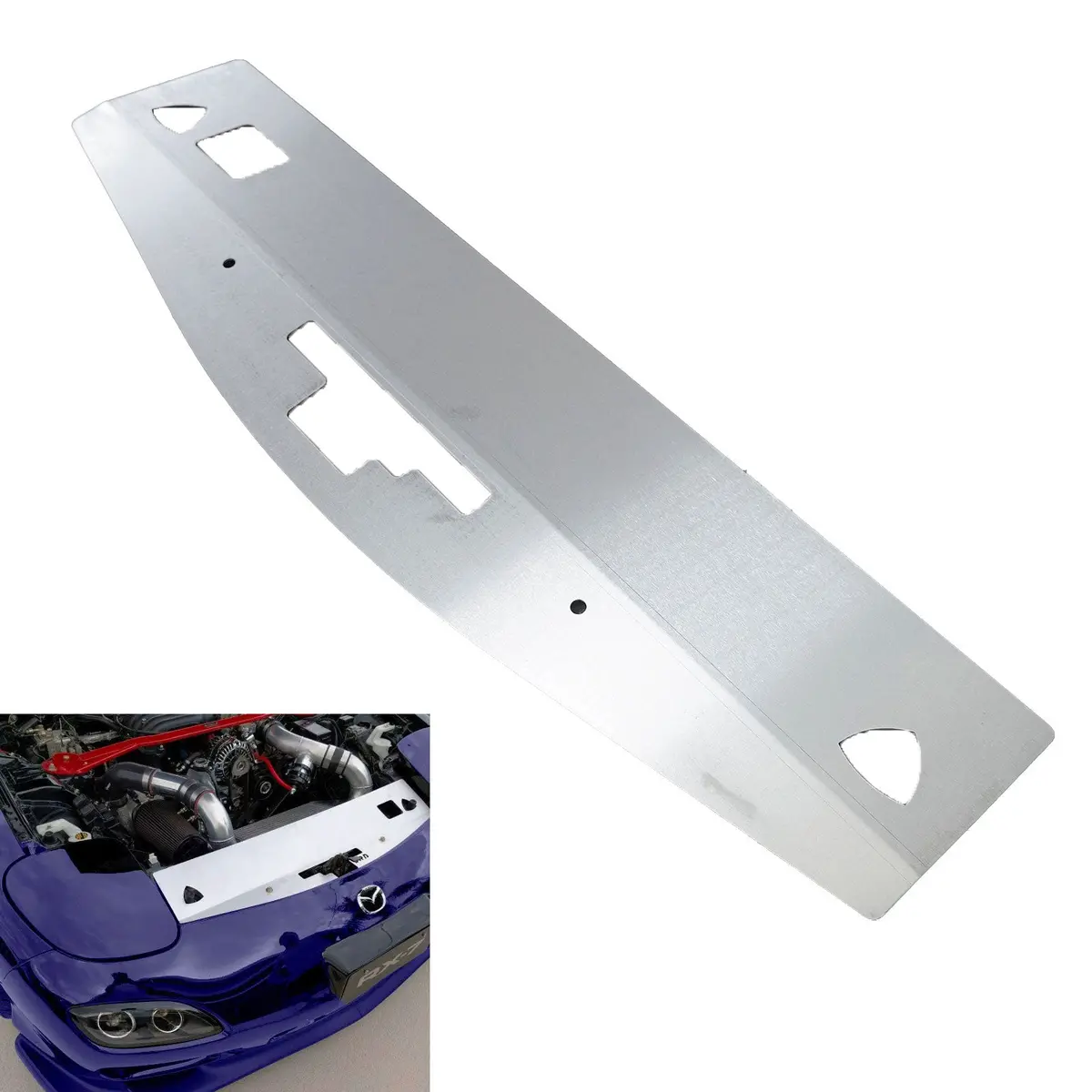 Mazda Rx7 Fd3s Aluminum Cnc Upper Radiator Cooling Panel Rx-7 93-95 Us 1