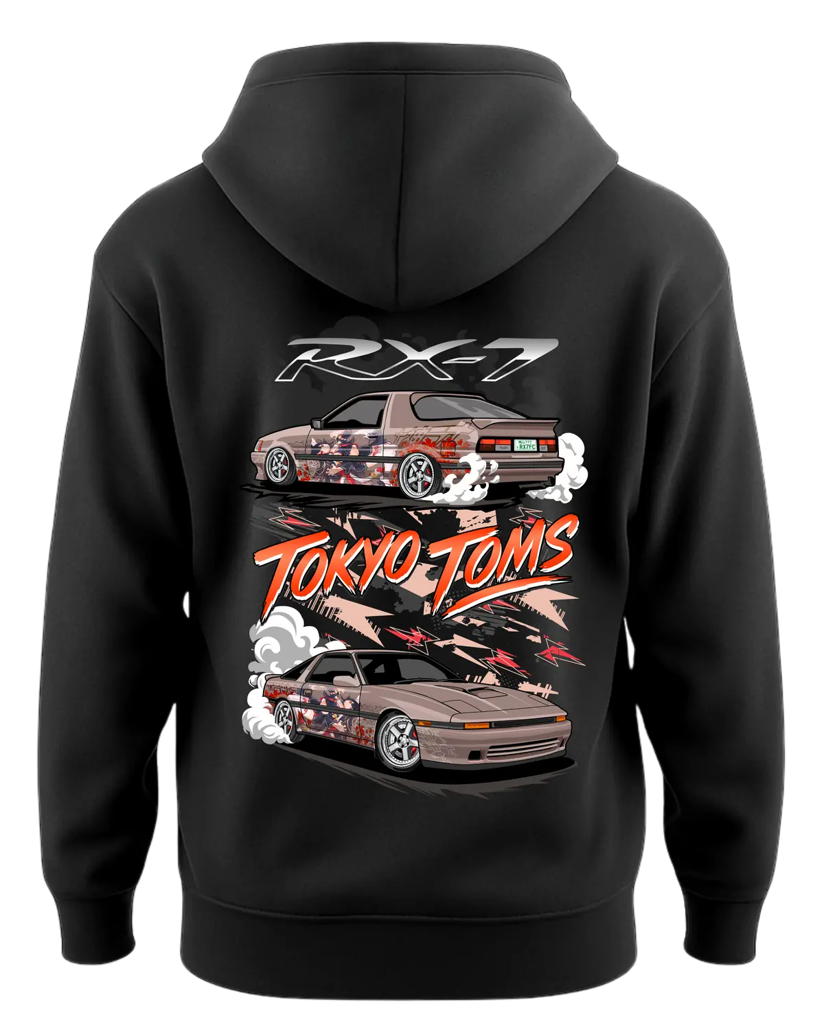 Mazda Rx-7 Itasha Drift Hoodie 1