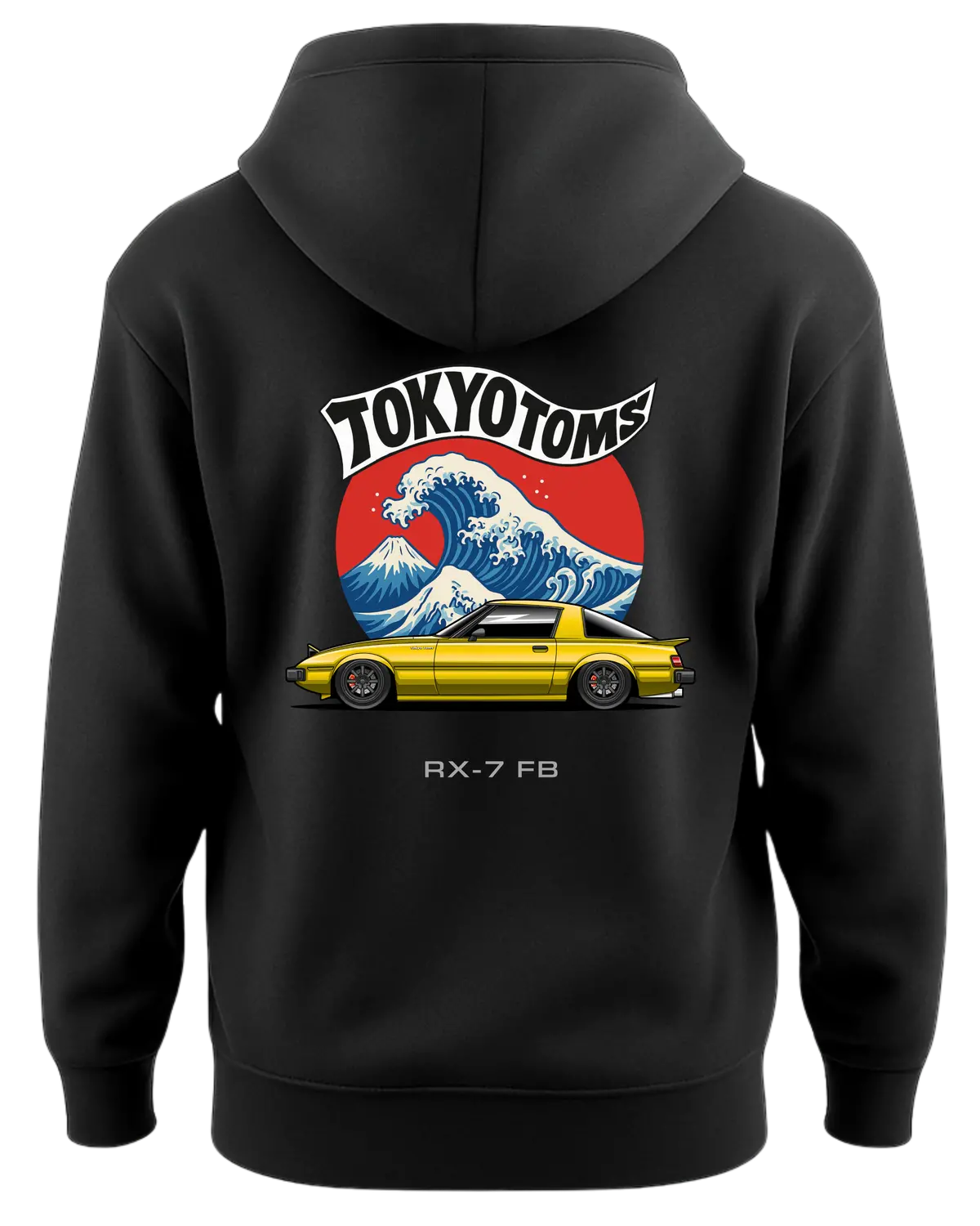 Tokyo Toms Mazda Rx-7 Fb Wave Hoodie 1