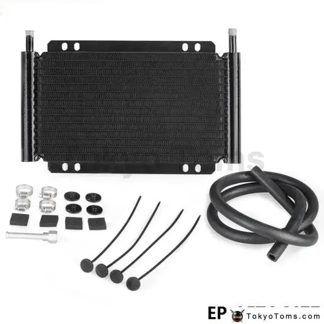 Racing Car Series 8000 Type 13 Row Aluminum Plate & Fin Transmission Oil Cooler 1
