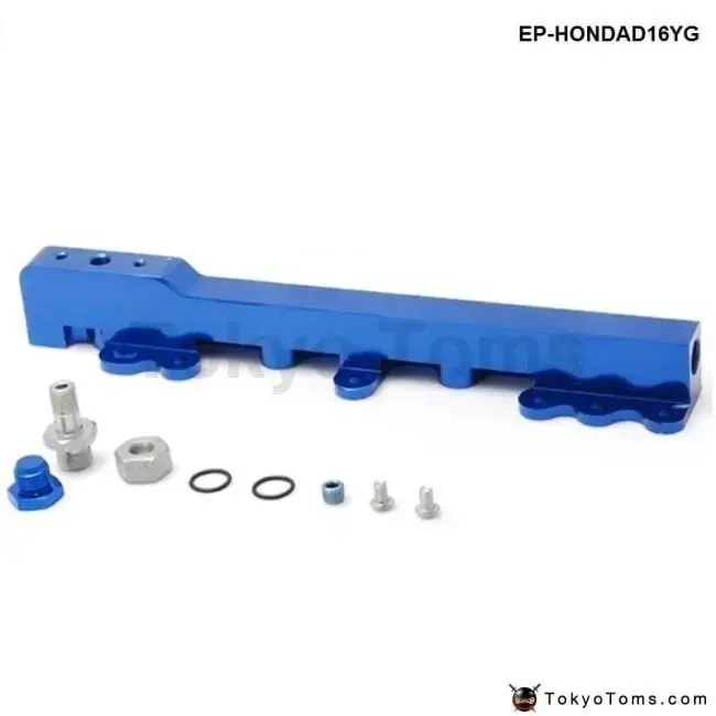 Racing-High Quality High Volume Aluminum Fuel Rail For For Honda D15b7 D15b8 D16a6 D16z6 1