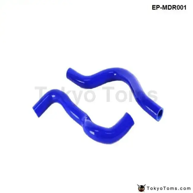 Racing Silicone Intercooler Radiator Hose Kit For Mazda 2 Series (2Pcs) 1