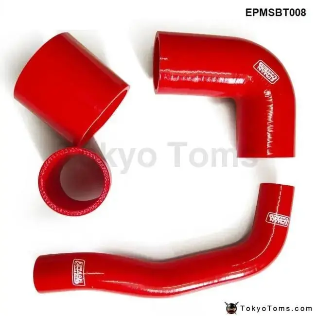 Racing Silicone Radiator Intercooler Turbo Top Y- Pipe Hose Kit For Subaru Wrx Sti 04-07 (4Pcs) Epmsbt008 1