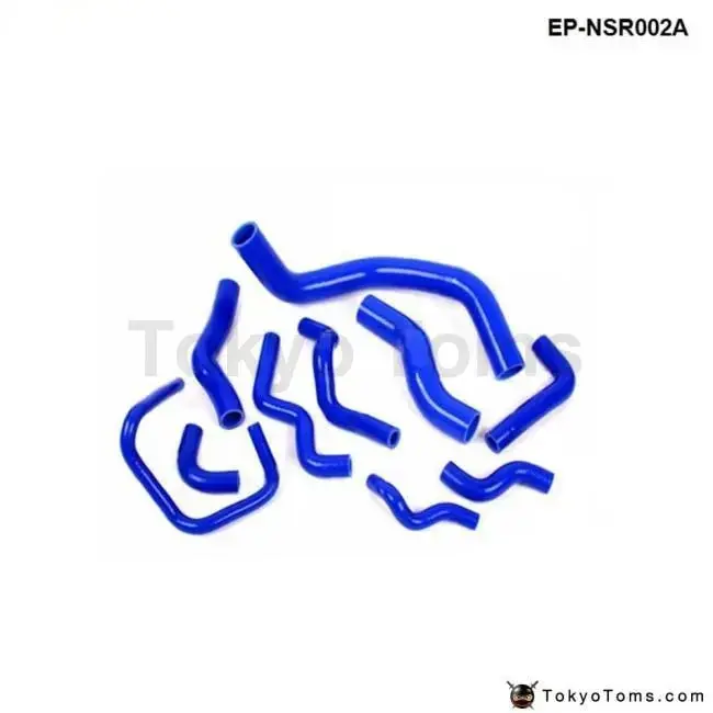 Racing Silicone Turbo Heater And Radiator Hose Kit For Nissan Silvia S13 S14 S15 180Sx 200Sx Sr20det(10Pcs) 1