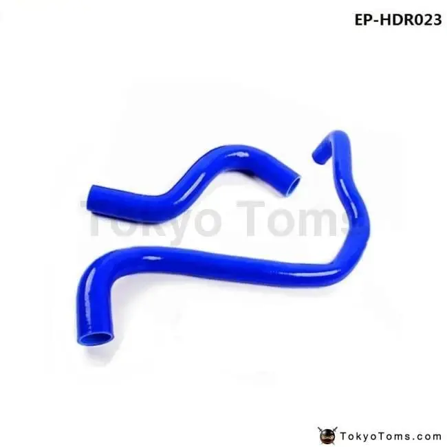 Racing Silicone Turbo Intercooler Radiator Hose Kit For Honda Prelude H22 Jdm 92-96 (2Pcs) 1