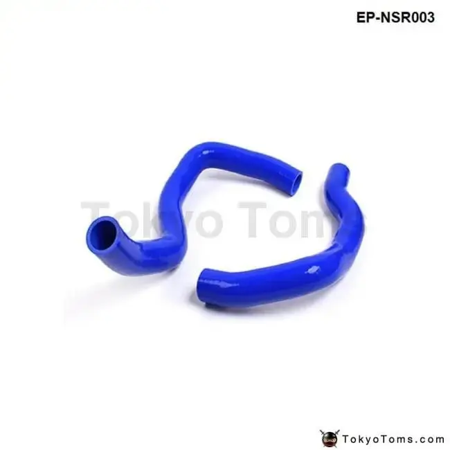 Racing Silicone Turbo Intercooler Radiator Hose Kit For Nissan 240Sx Sr20det 89-98(2Pcs) 1