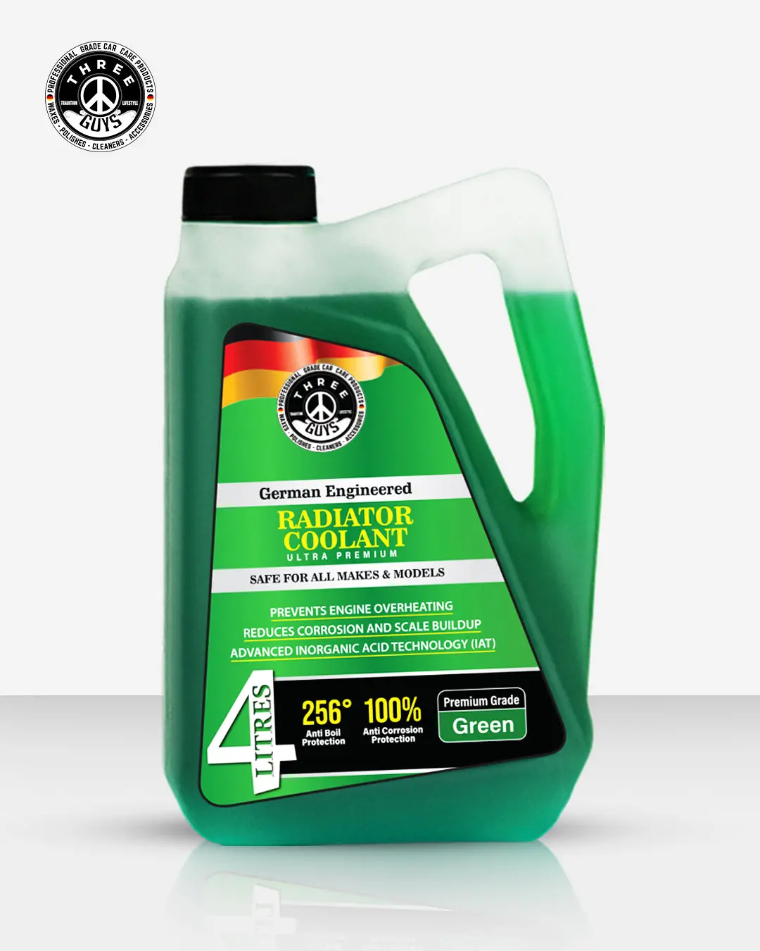 Radiator Coolant Green – Premium Grade | (Iat) Technology | Three Guys - German Engineered 2