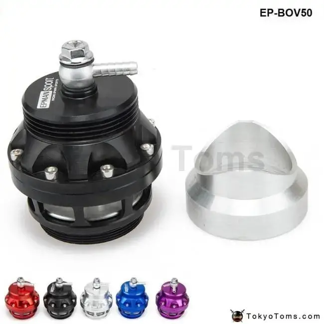 Univeral 50Mm Blow Off Valve Universal Bov Turbo Adapter With Aluminum Flange For Bmw For Vw For Audi Exhaust/Radiator 1