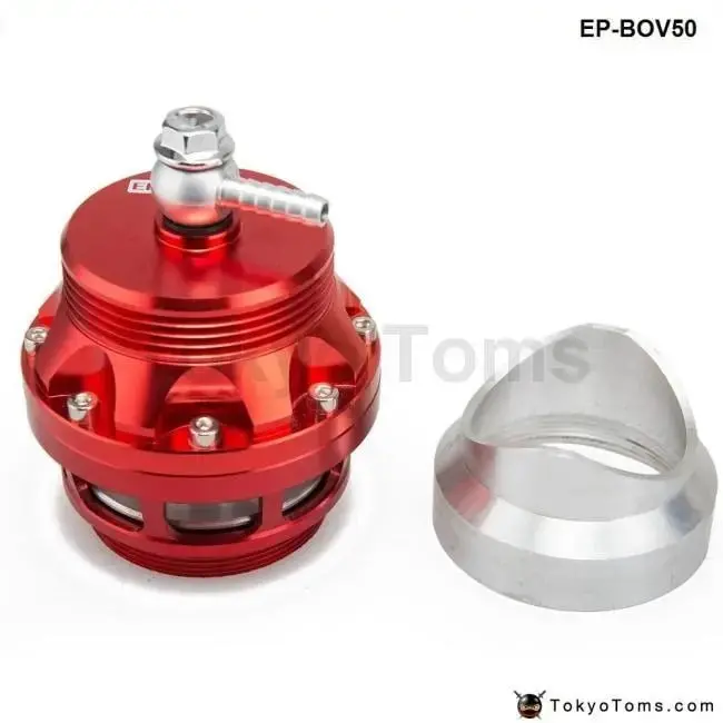 Univeral 50Mm Blow Off Valve Universal Bov Turbo Adapter With Aluminum Flange For Bmw For Vw For Audi Exhaust/Radiator 2