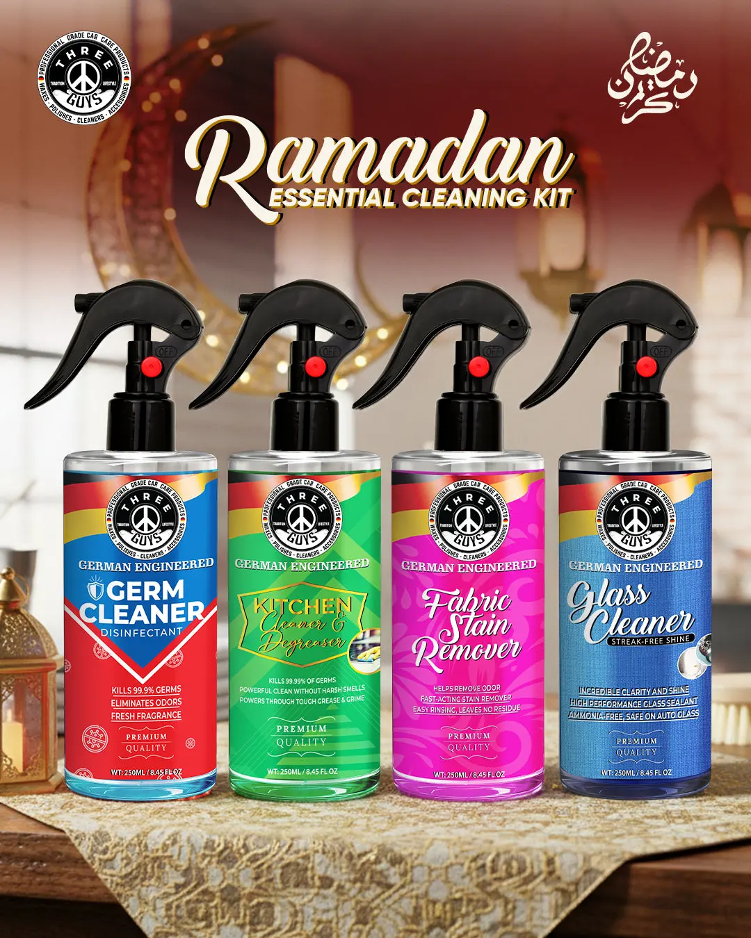Ramadan Essential Cleaning Kit – Everyday Home Hygiene Pack | Three Guys 1