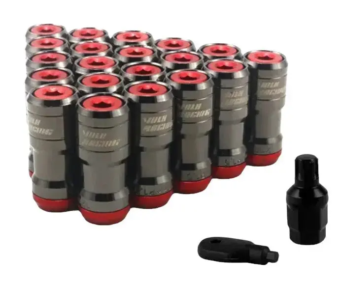 Rays Volk Racing Lug Nuts (Red Black) 1