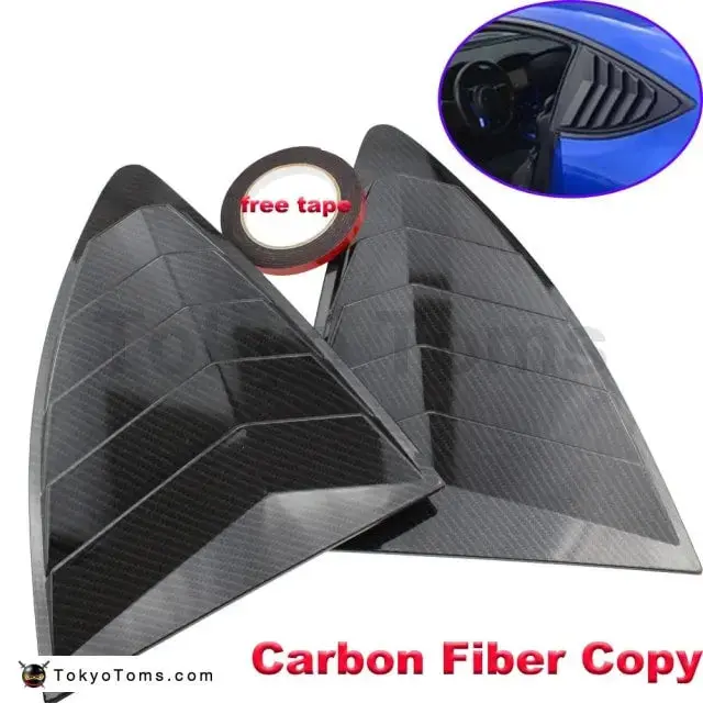 Rear Quarter Window Louvers Spoiler Panel Carbon Copy For Scion Frs For Subaru Brz For Toyota 86 Gt86 1
