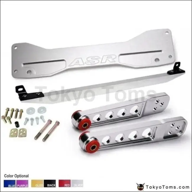 Rear Sub-Frame Brace+Tie Bar+Rear Lower Control Arm For Honda Civic 1