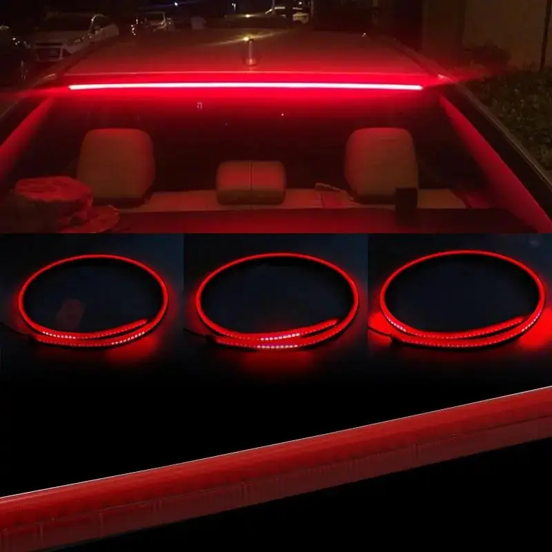 Red Led Rear Window Multi Function Brake Light 1