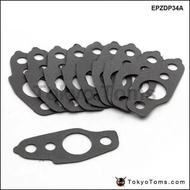 10Pcs/Lot Turbo Oil Feed / Return Gasket For Toyota Ct26 Turbo Land Cruiser Epzdp34a 1