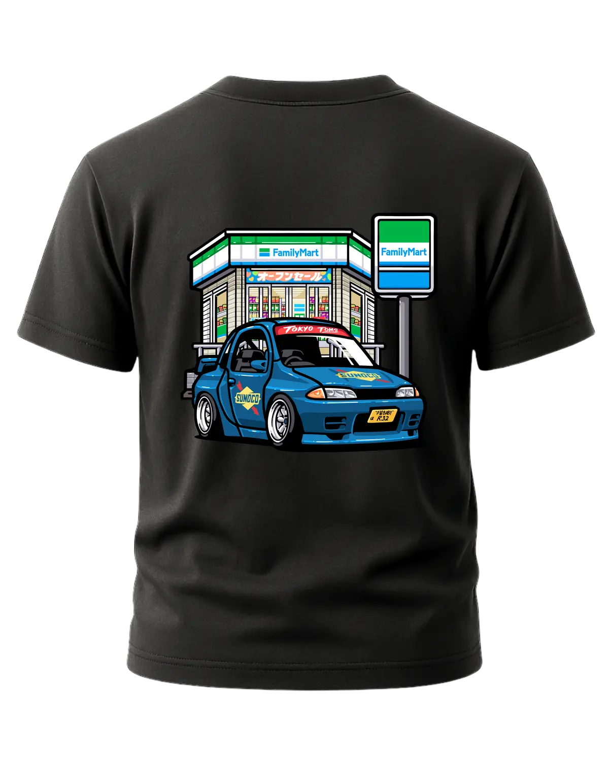 Pocket Rocket R32 Konbini Store T-Shirt 1