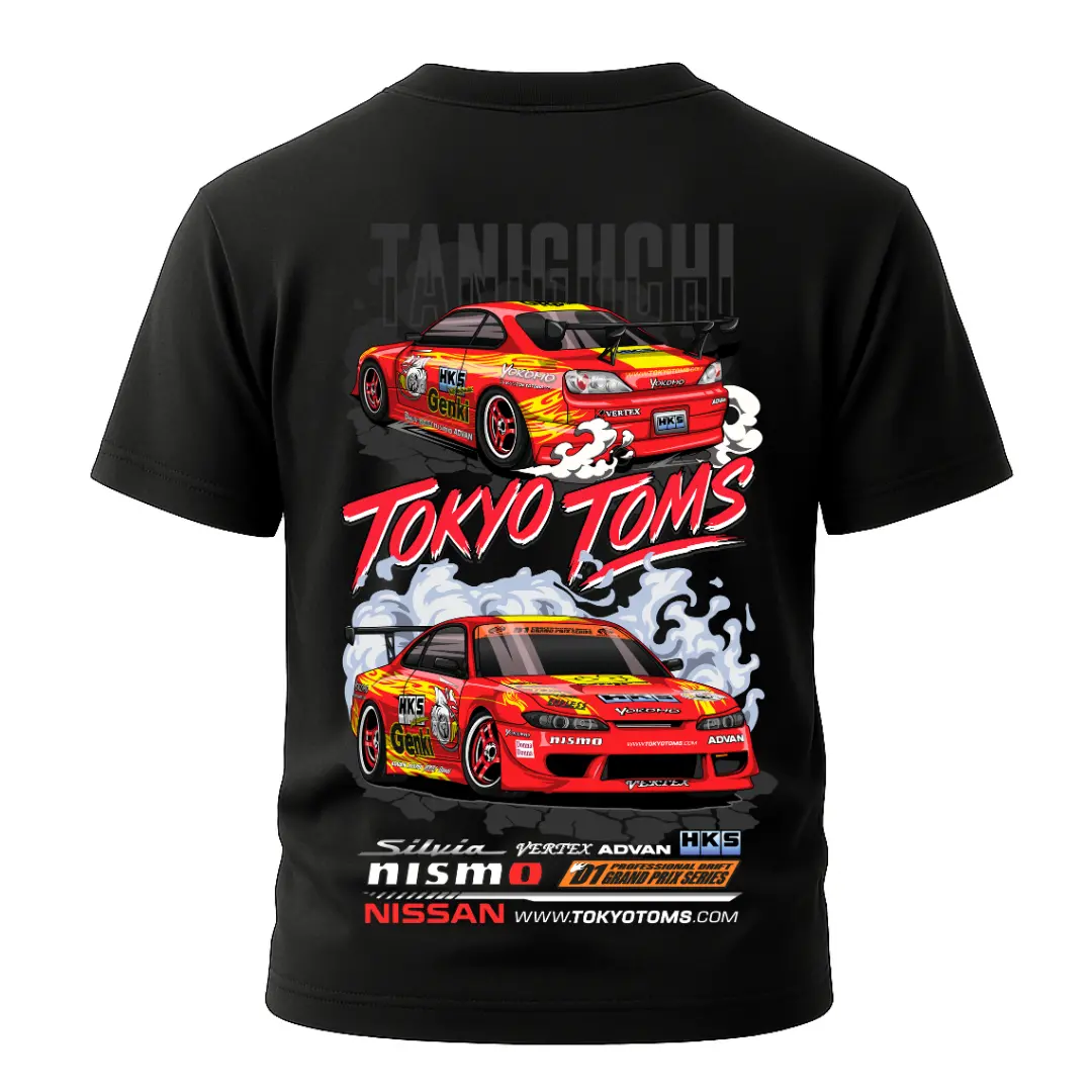 Nissan Silvia S15 Hks Taniguchi D1 Grand Prix Tokyo Toms Graphic T-Shirt 1