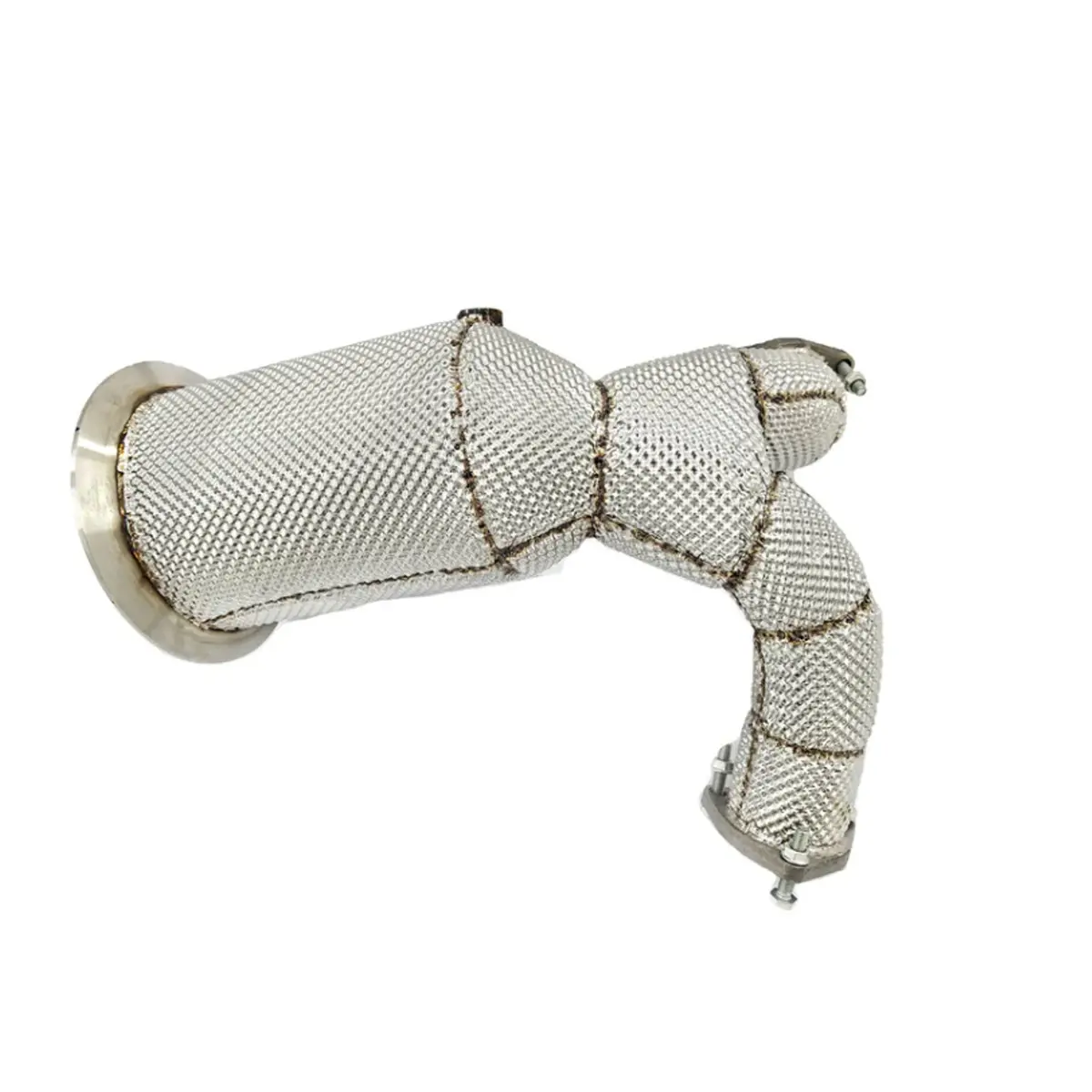 Catted Stainless Exhaust Downpipe For Audi S4 S5 B9 3.0T 1