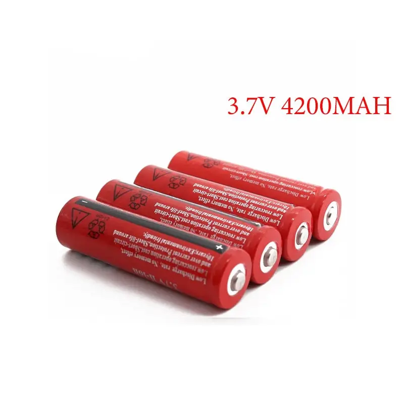 Bright Beam 18650 Rechargeable Battery Brc 18650 3.7V 4.2 Ah Li-Ion 2