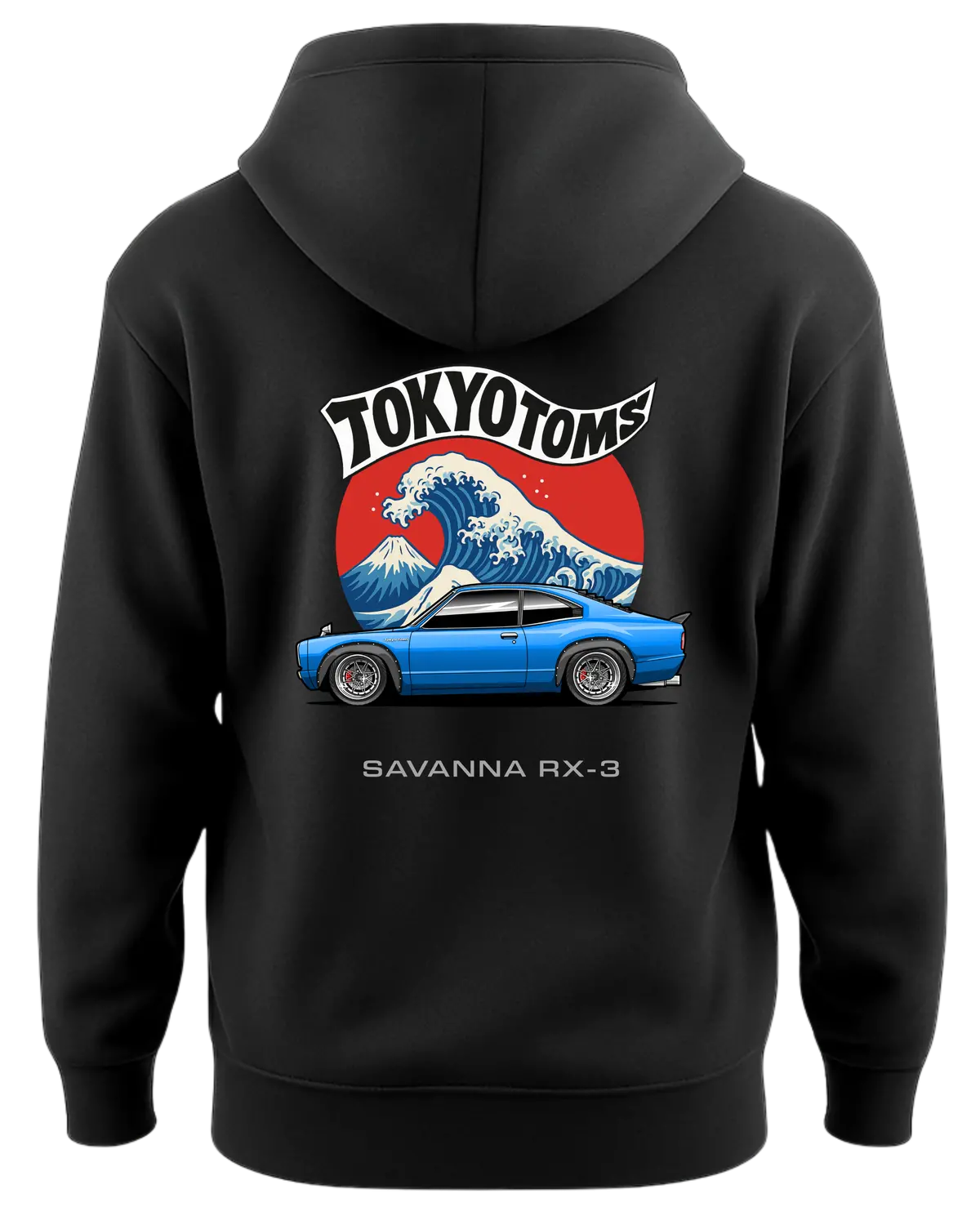 Tokyo Toms Mazda Rx-3 Wave Hoodie 1