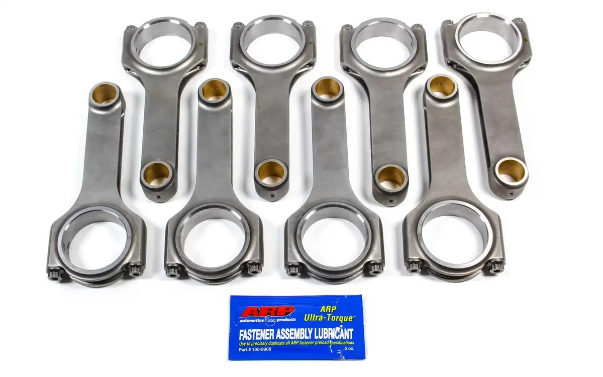Scat Sbc 4340 Forged H-Beam Rods 6.000 W/Arp2000 1