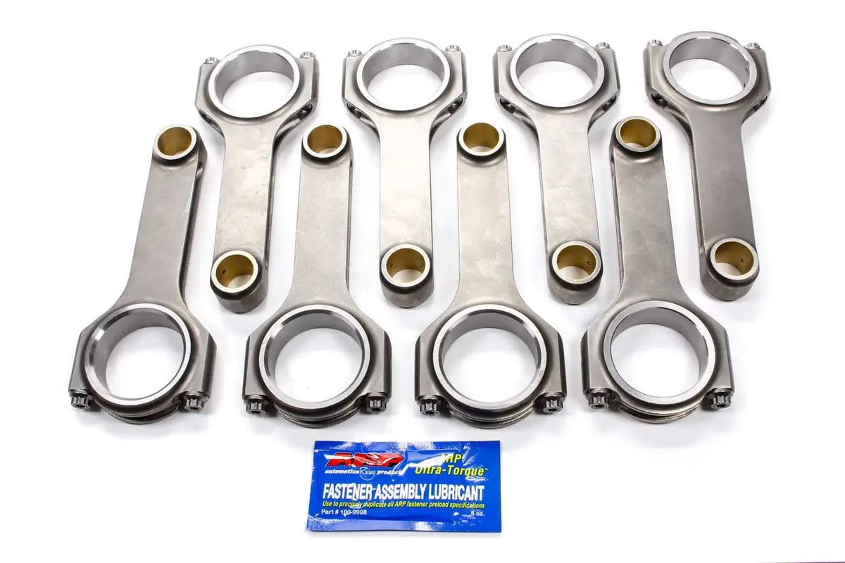 Scat Bbc 4340 Forged H-Beam Rods 6.385 1