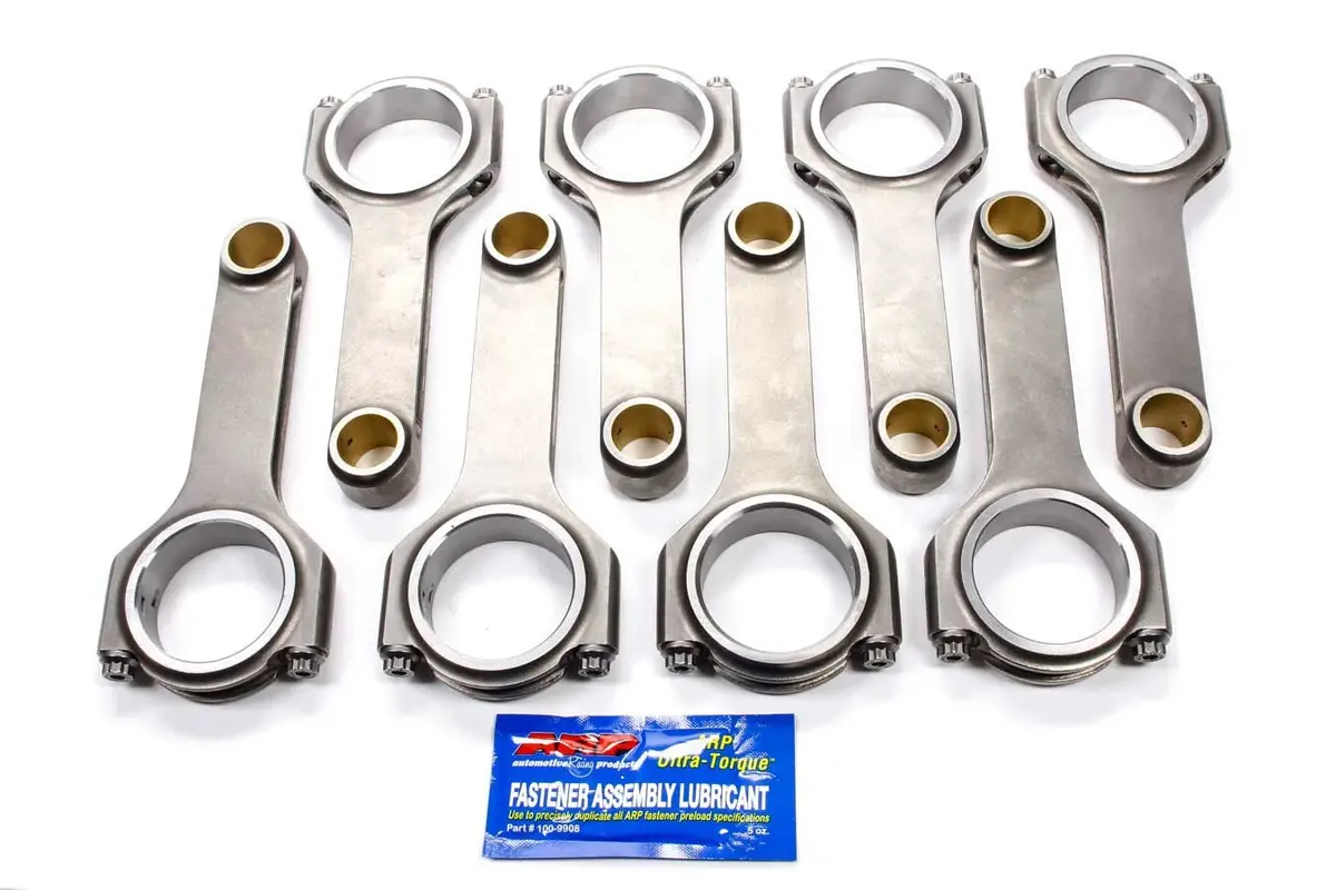 Scat Bbc 4340 Forged H-Beam Rods 6.385 W/Arp2000 1