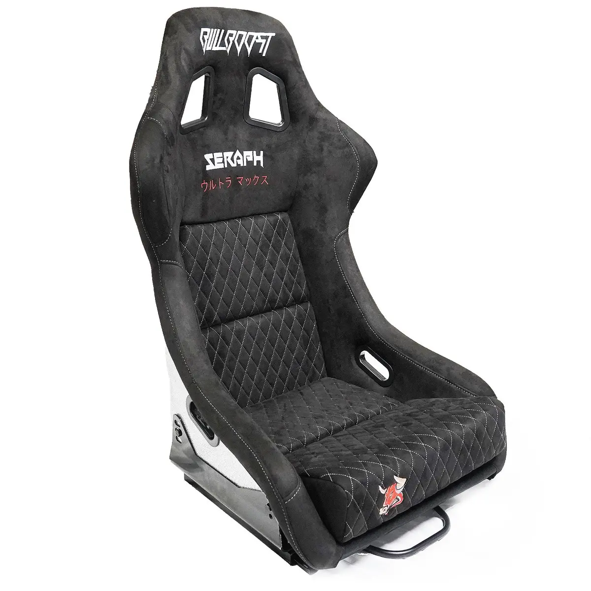 Bull Boost Adjustable Racing Lowered Ultra Max Bucket Seat With Slider Rails 3
