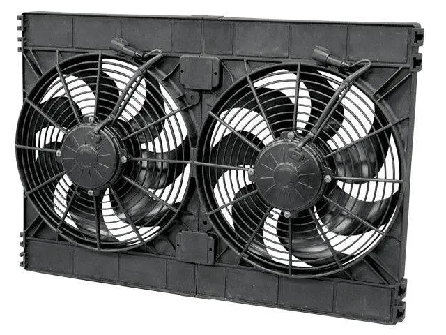 Dual 12In Puller Fan Curved Blade 3168 Cfm 1