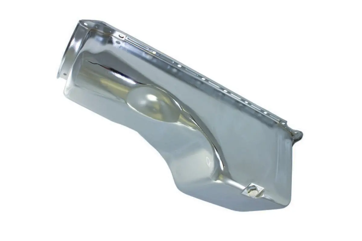 Spc 1965-90 Bbc 396-454 Steel Stock Oil Pan Chrome Finish 1