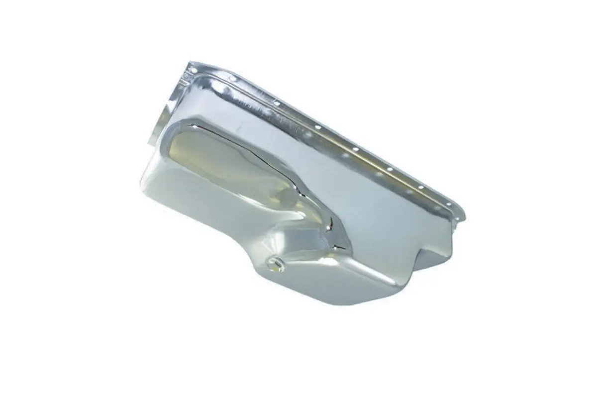 Spc 1972+ Chrysler 360 Steel Stock Oil Pan Chrome Finish 1