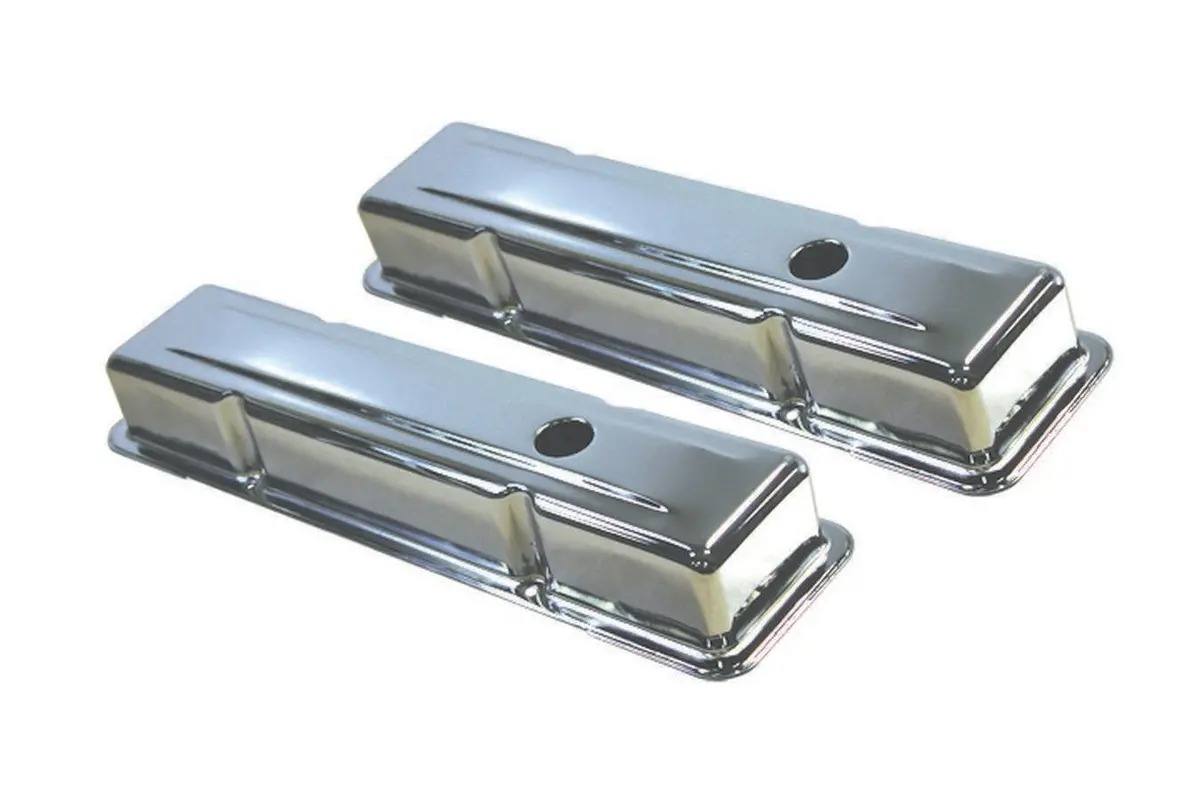 58-86 Sbc Steel Short V/C Chrome 1