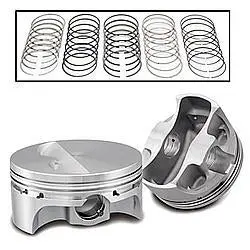 Srp Sbc Flat Top Piston Set 4.030 Bore 1
