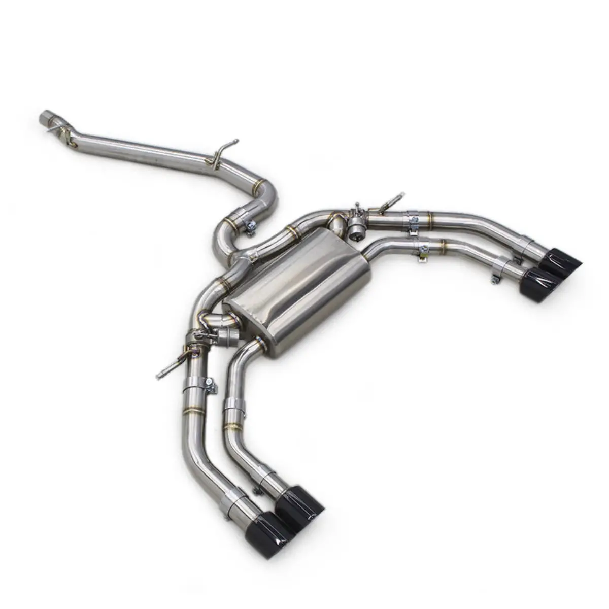Stainless Valved Catback Exhaust System For Audi S3 2.0T 1
