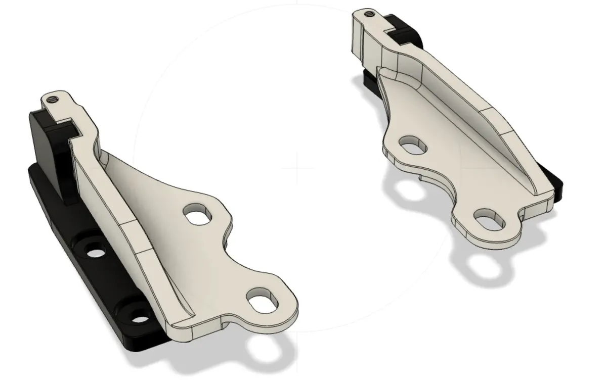 Precision Works Quick Release Hood Hinges - Nissan Z32 300Zx 90-96 1