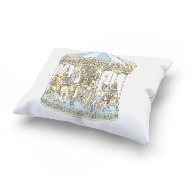 Cushion Satin - Carousel Blue 1