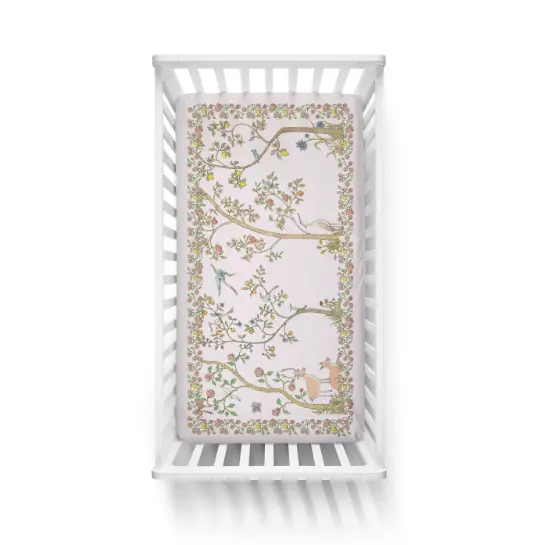 Fitted Sheet Satin - In Bloom Pink 1