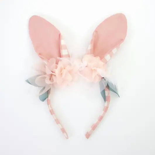 Embellished Floral Bunny Headband 1